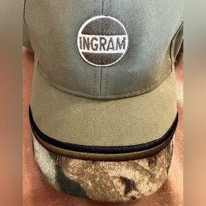 Ingram Realtree Olive Green Camo Trim Cap NWT